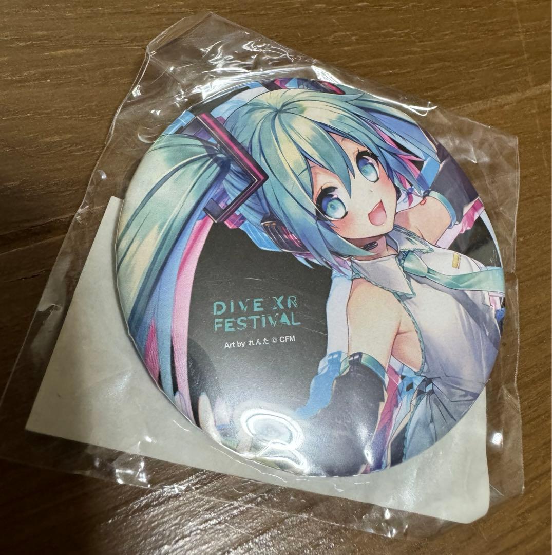 初音ミク DIVE XR FESTIVAL 缶バッジ　イベント限定