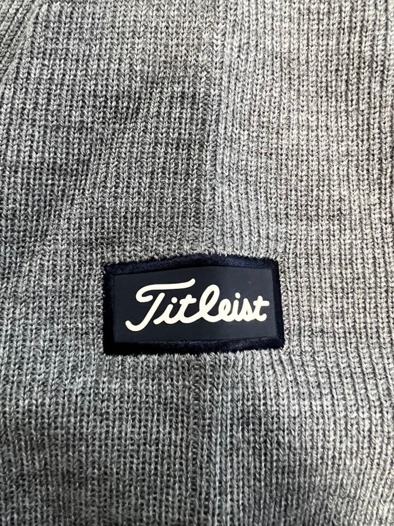 Titleist グレー Vネック セーター LL