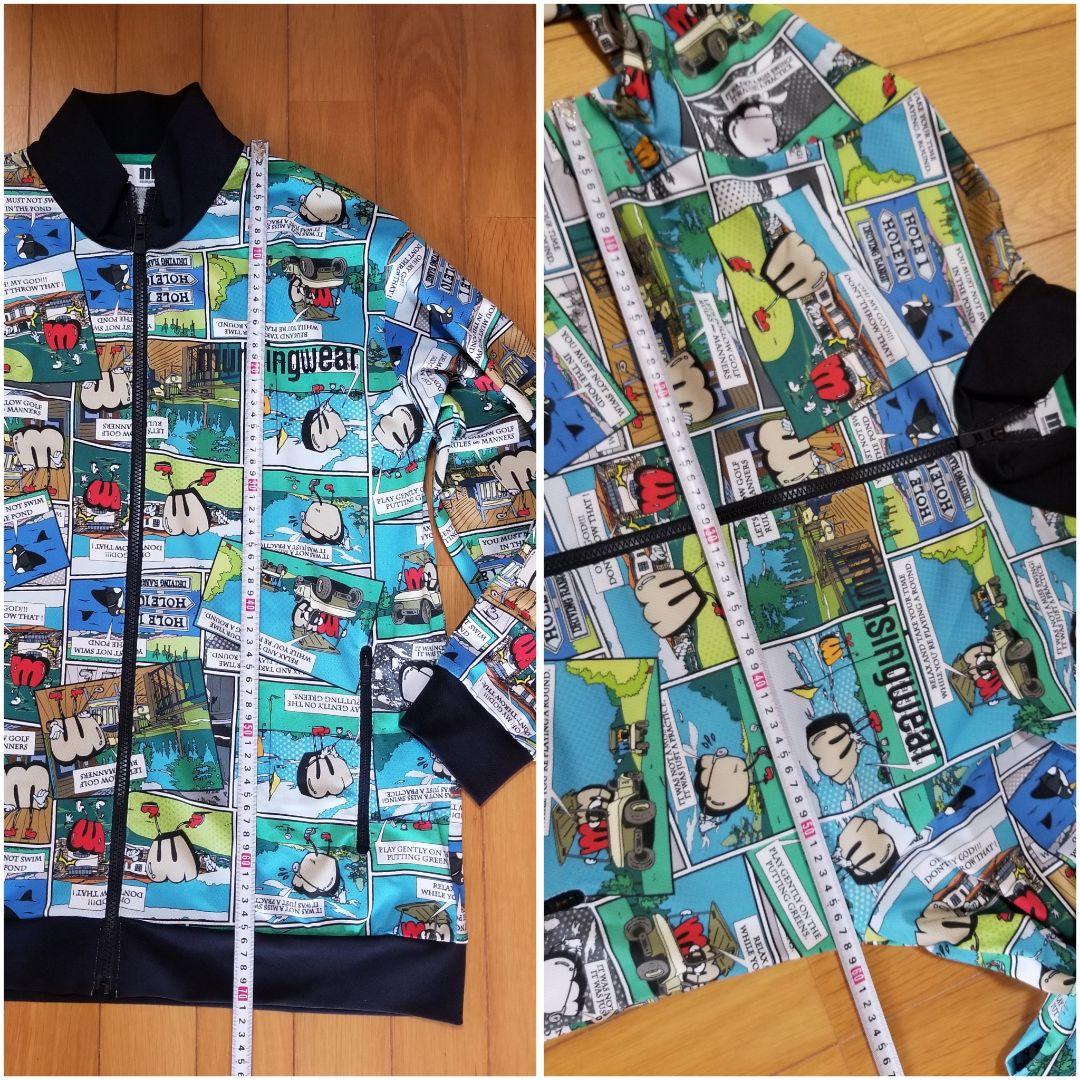 極美品　Munsingwear　ENVOY コミック柄 メッシュアウター　LL