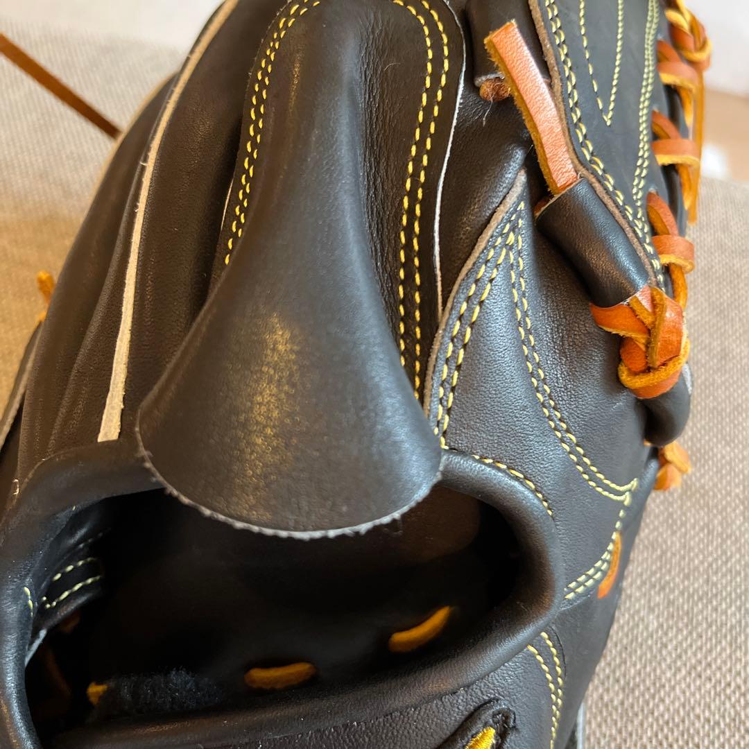 【新品・未使用】サエキスポーツ　軟式グローブ　外野手用　袋付き　刺繍なし