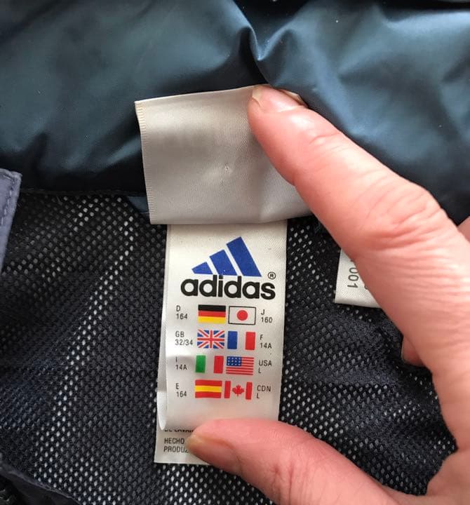 adidas ジダン サイン入りパーカー