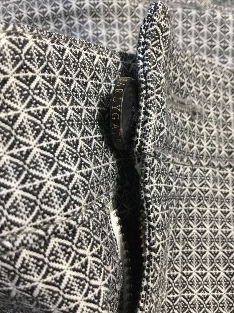 タグ付け☆ PEARLY GATES サイズ0 チェック柄パンツ グレー系