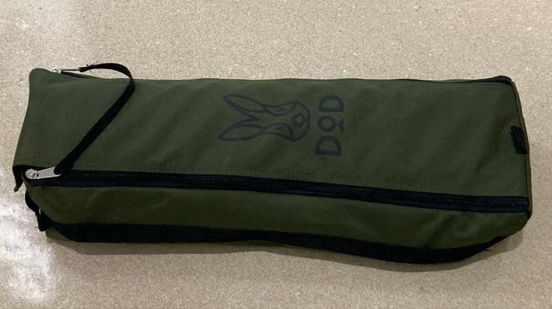 DOD バッグインベッド カーキ 収納バッグ付き キャンプ アウトドア用品
