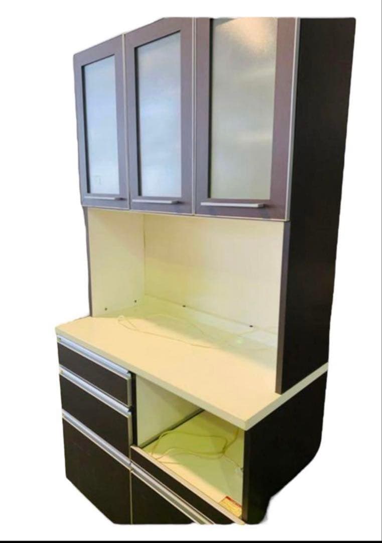 レンジボード ダークブラウン 200cm