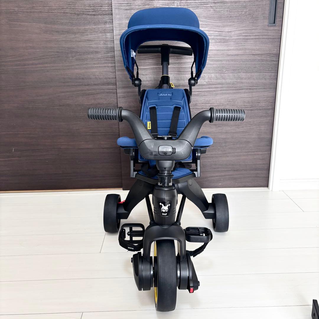 ✨美品✨doonaリキトラ 三輪車 トラベルバッグ付 折り畳み式 ロイヤルブルー