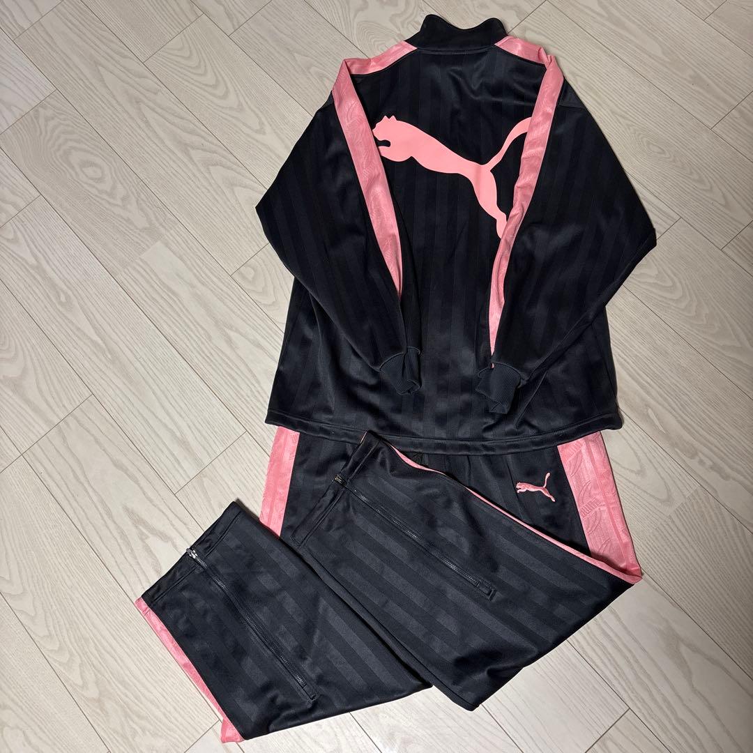 【極美品】PUMA ジャージ　セットアップ　トラックジャケット　ピンク