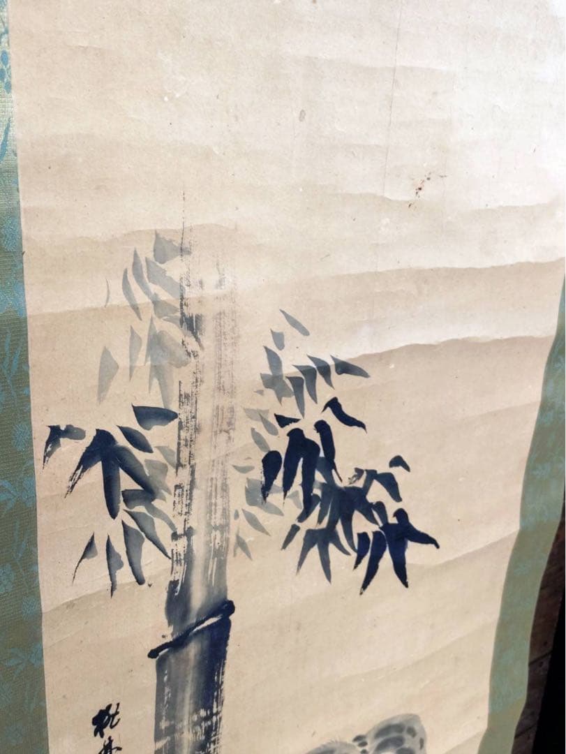 3-3394 掛軸　佐竹曙山　秋田蘭画