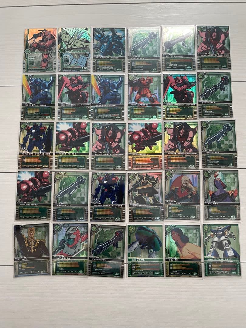 ガンダムカードビルダー　連邦　ジオン　まとめ売り