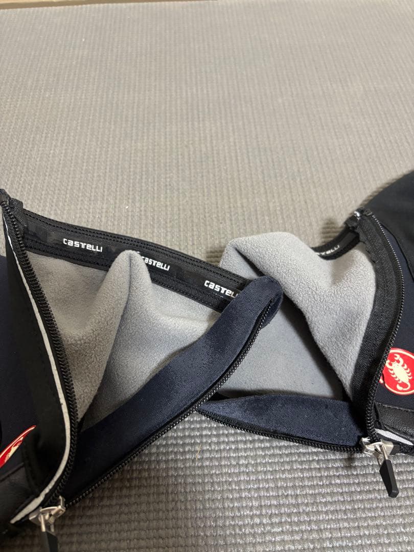カステリ CASTELLI 防寒シューズカバー 26.5cm 1回使用 美品