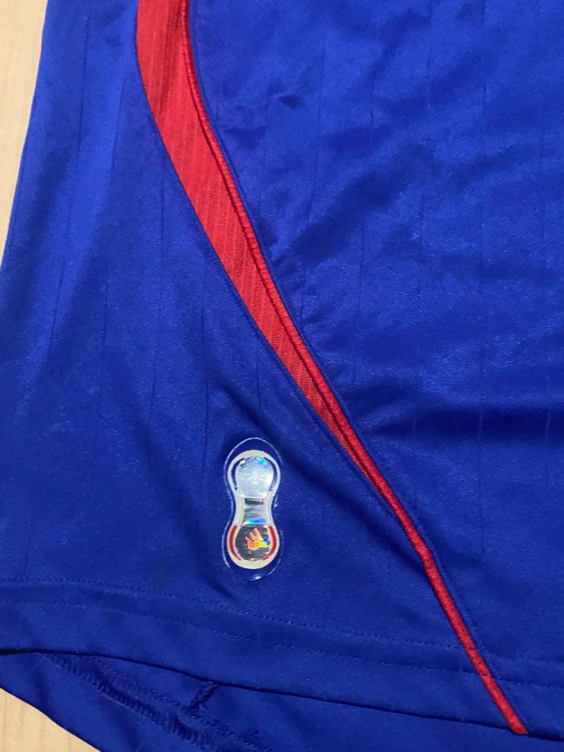 adidasアディダス サッカーフランス代表 ジダン ユニフォーム ゲームシャツ