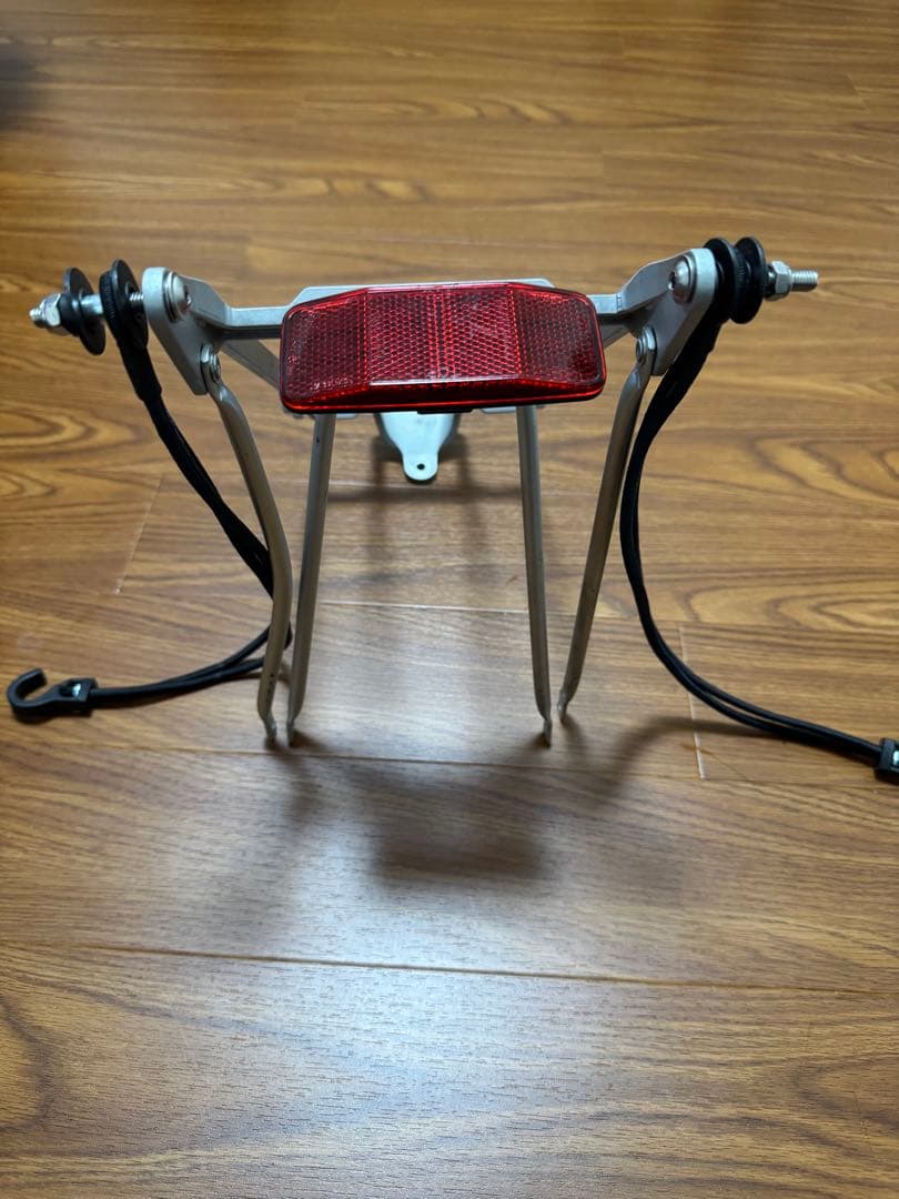 【値下げ】Brompton シルバー荷台 テールライト付き