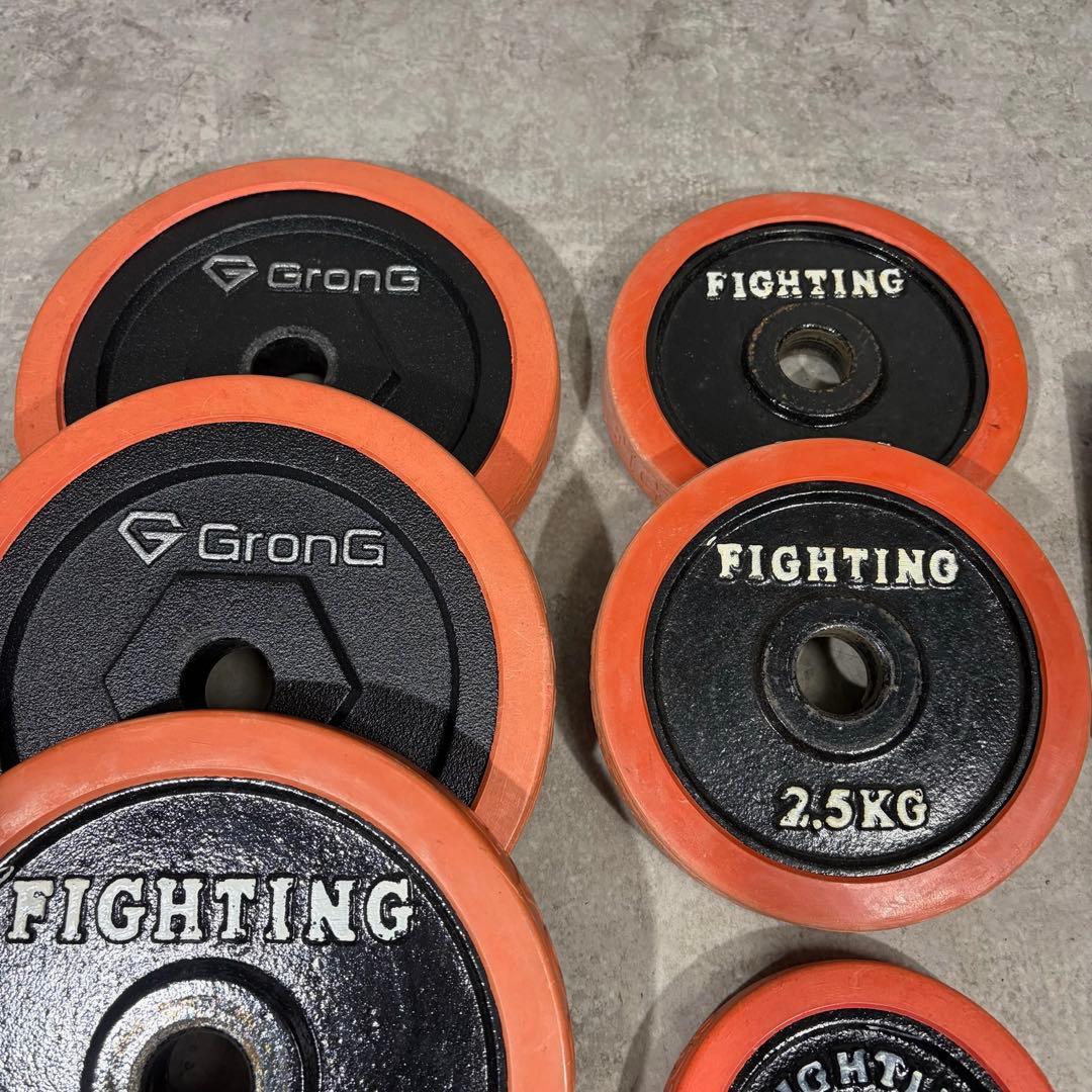 良品 ① FIGHTING ROAD ダンベル 片側 30kg GronG