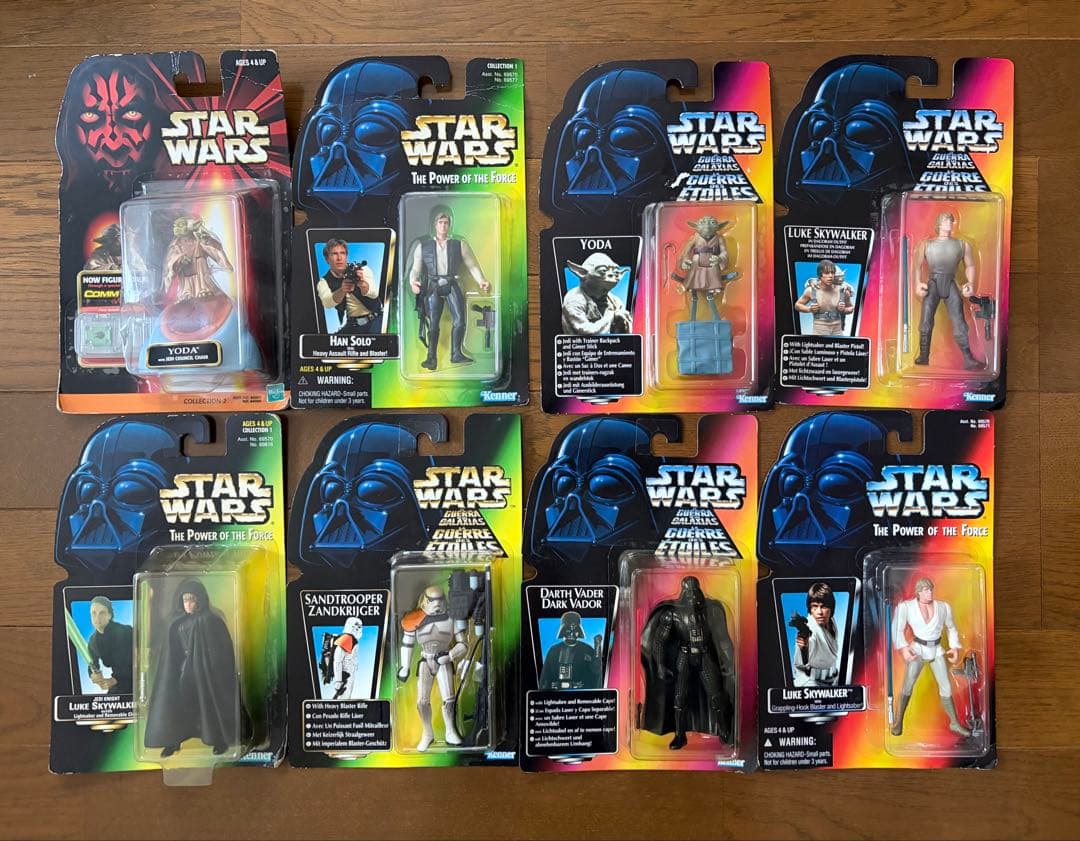 スターウォーズ フィギュア8体セット ダースベイダー ルーク ヨーダ