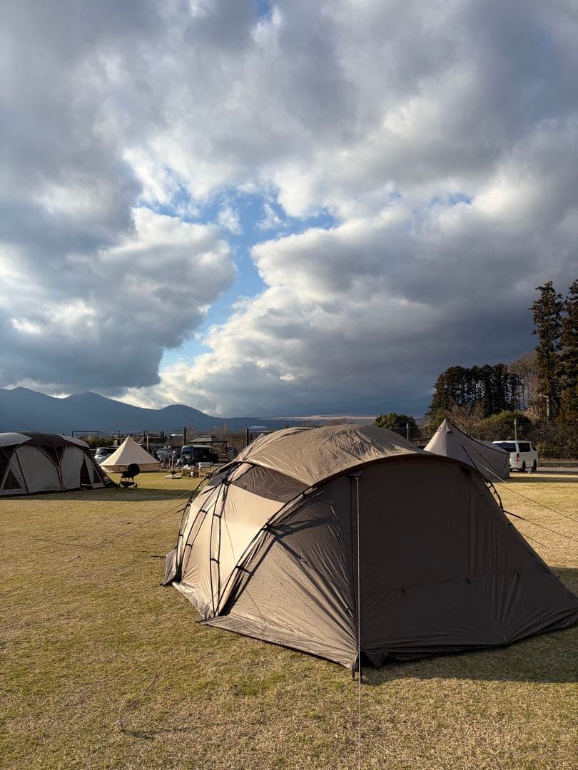  peak キャンプテント ブラウン 収納バッグ付き