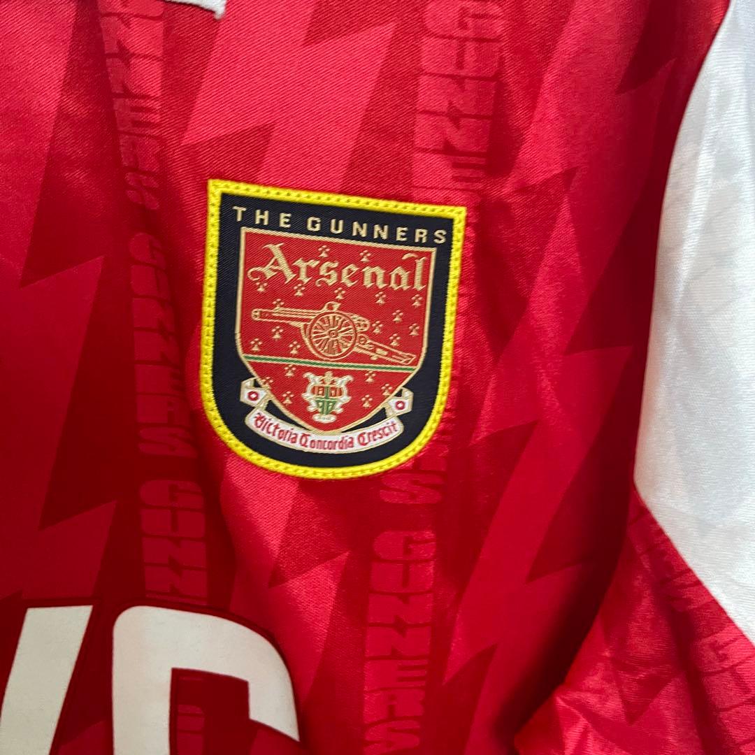 アーセナル1994/96 ベルカンプNIKE サッカーユニフォームarsenal