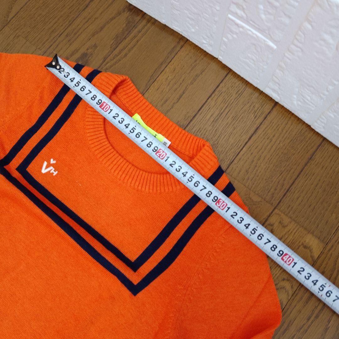 VIVA HEART GOLFオレンジ セーラー襟 セットアップ レディース S