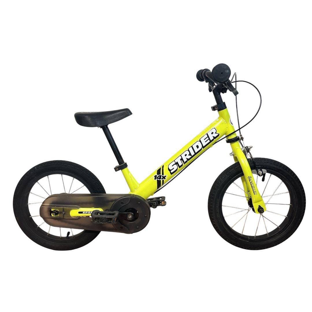 ✨廃盤色✨ STRIDER ストライダー 14x ライムイエロー 自転車 子供用
