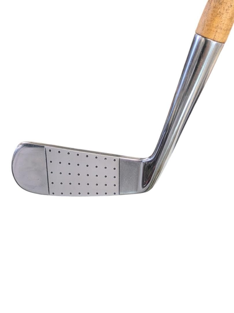 ヴィンテージパター Auld Blade ヒッコリーシャフトレザーロールグリップ
