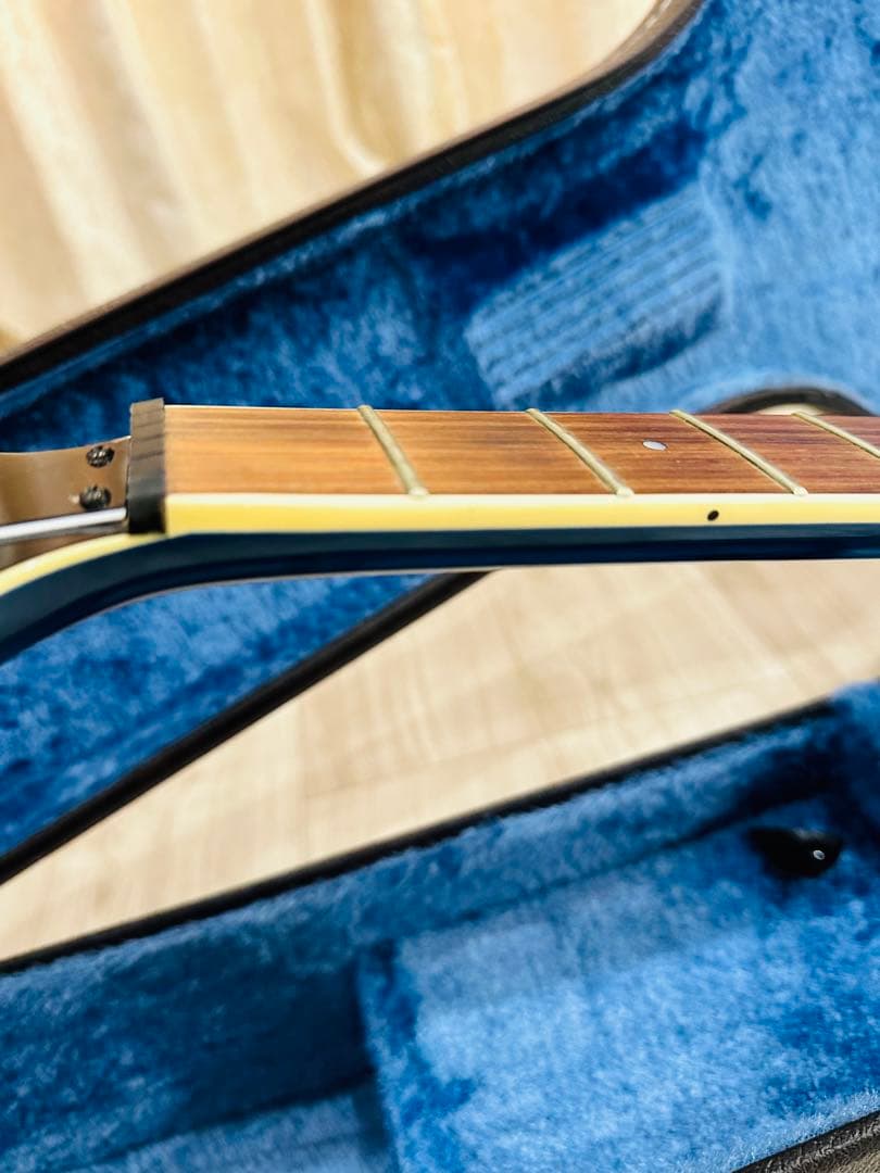 【希少品ギター】フェルナンデス　APG -55S Blue 青虎目