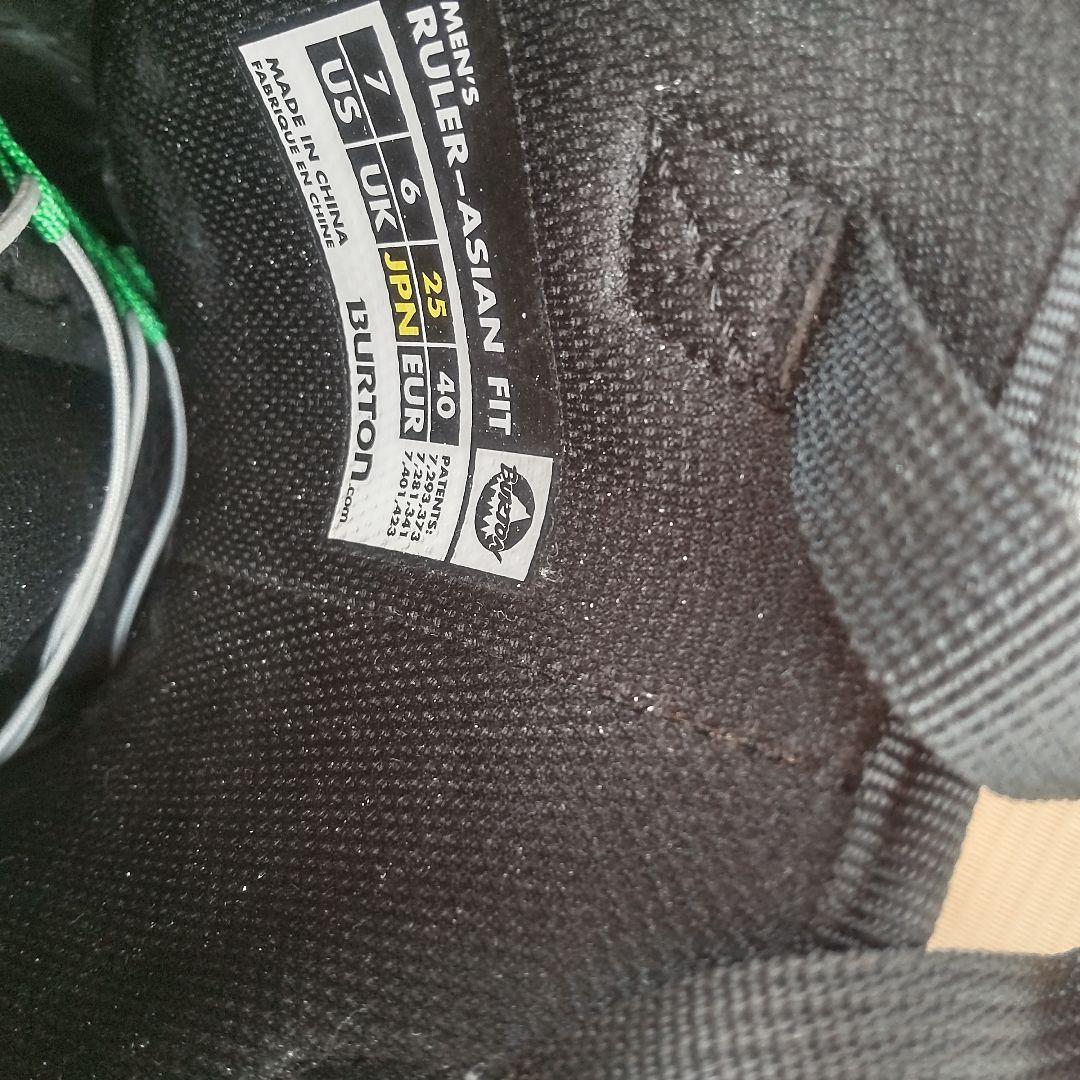 BURTON RULER ASIAN FIT 25.0cm ブラック/レッド
