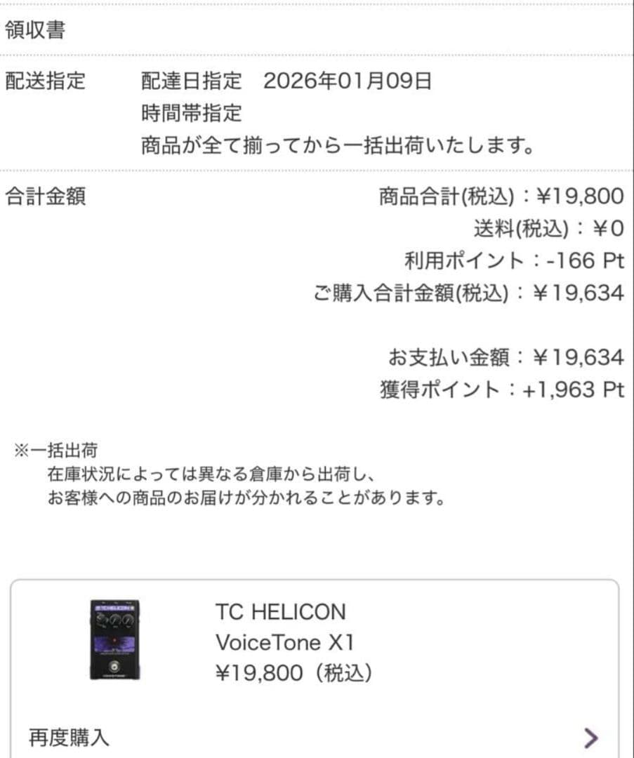 【美品】TC HELICON VoiceTone X1