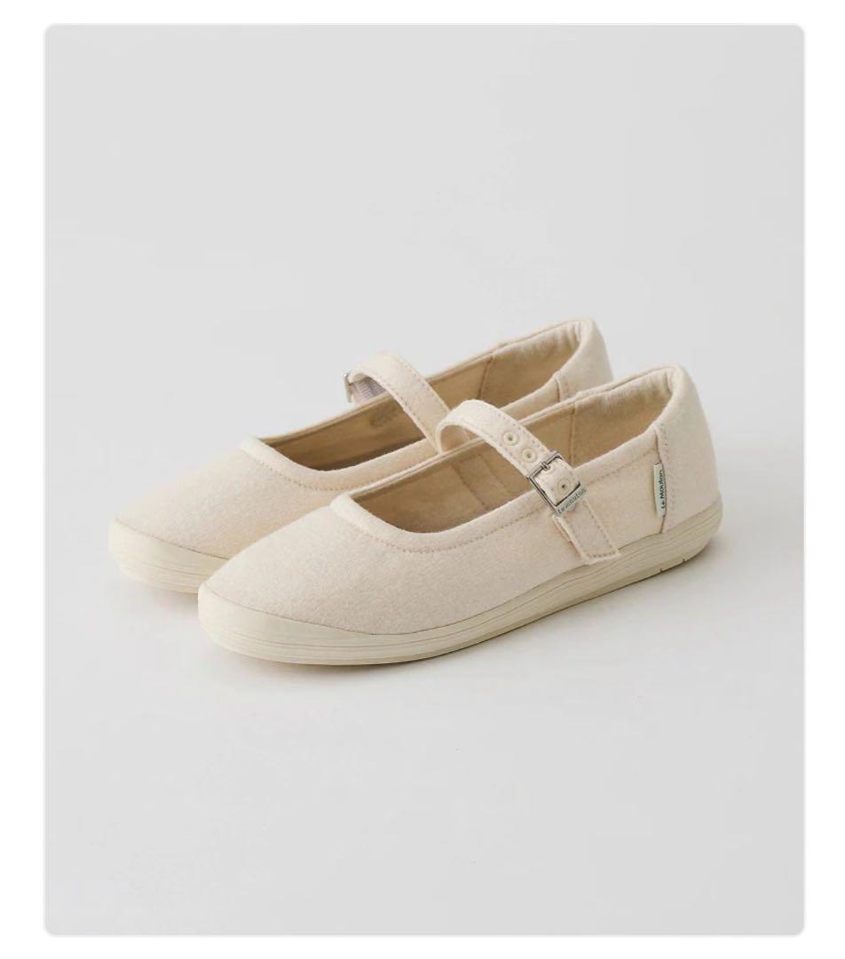 新品✨ Le Mouton Sweet 23.5 メリノウール クリーム
