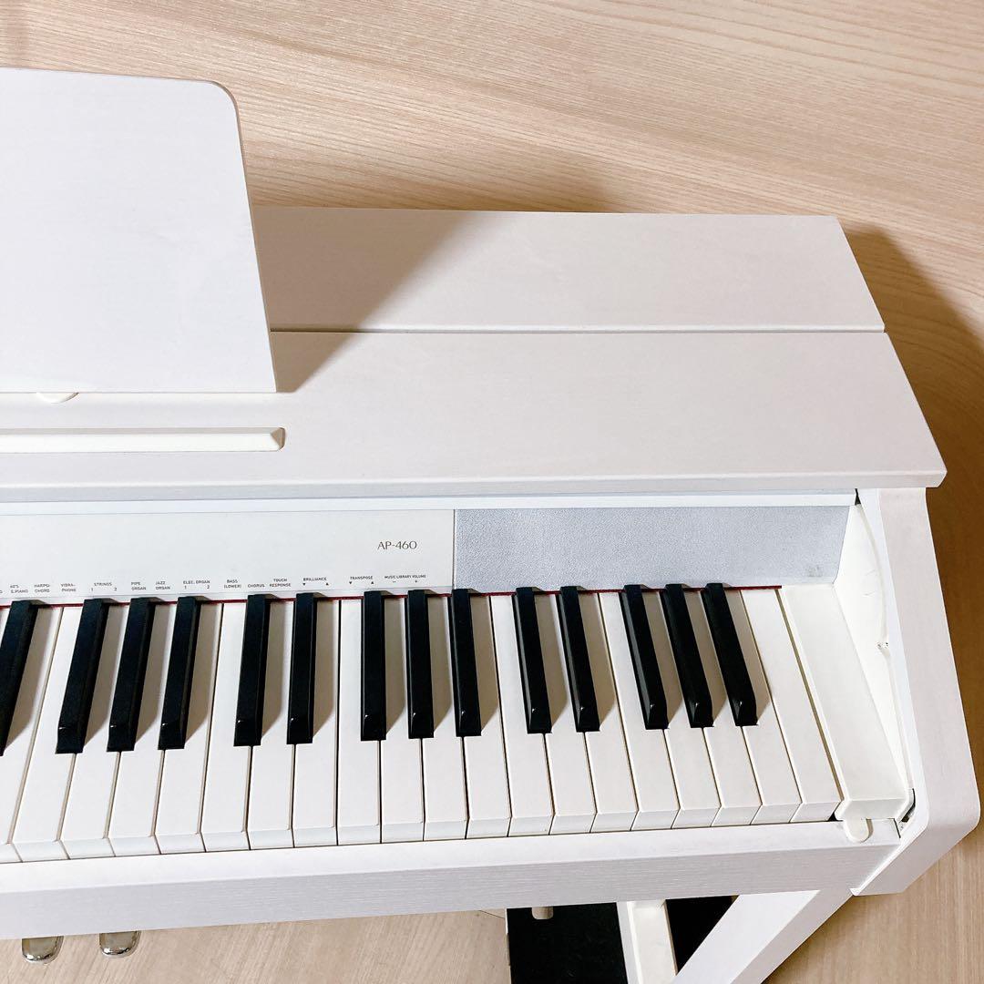 カシオ CASIO 電子ピアノ セルビアーノ AP-460 ホワイト 鍵盤楽器
