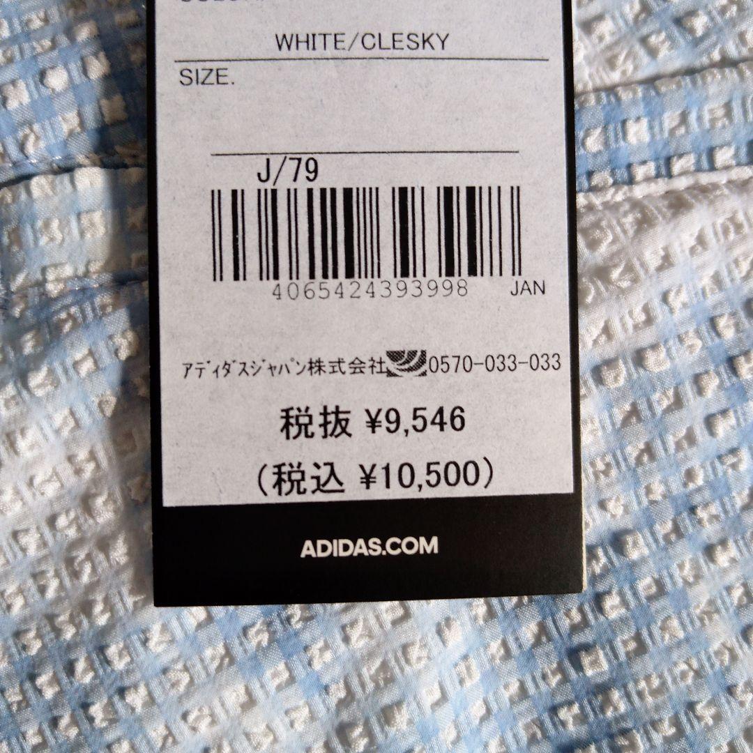 adidas　ゴルフ　パンツ　新品　ハーフパンツ　水色　メンズ　M