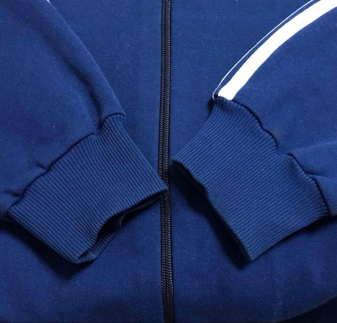 人気 70's adidas デサント 西ドイツ製 トラックジャケット ネイビー