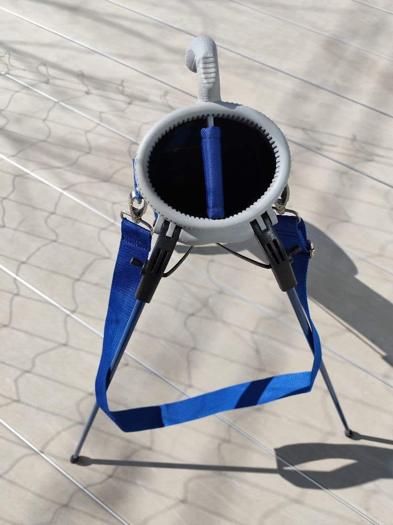 美品　コンバース　クラブケース オールスター　セルフスタンド式バッグ　ブルー