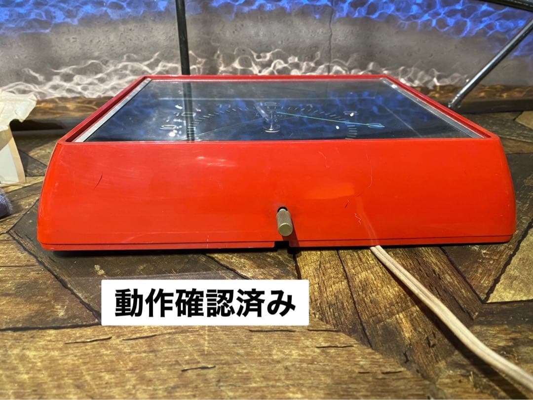 ナショナル ヴィンテージ 掛時計 スペースエイジ インテリア 当時物 昭和レトロ