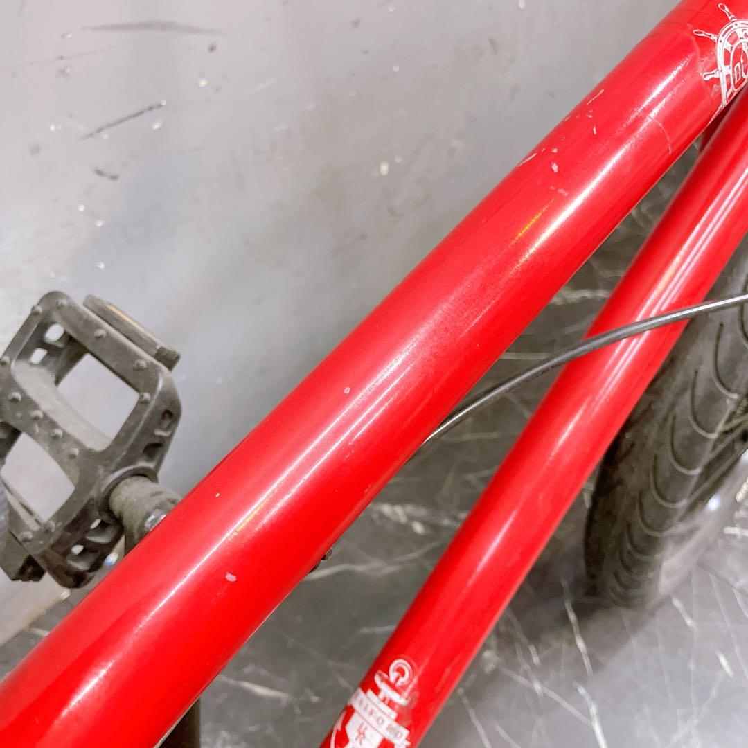 分解配送【917】BMX volume bike モトクロス レッド 20インチ