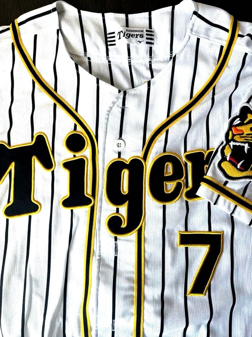 【大幅値下げ】阪神タイガース　糸井選手　刺繍ユニフォーム Oサイズ