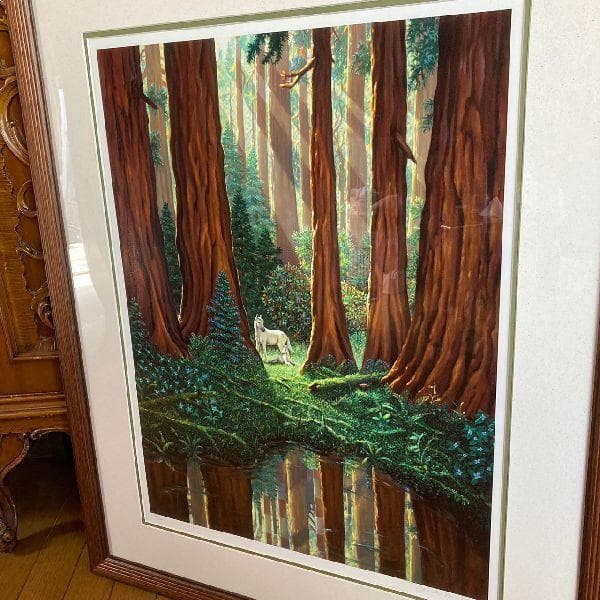 チャールズ・リン・ブラック 作 直筆サイン入り シルクスクリーン 版画