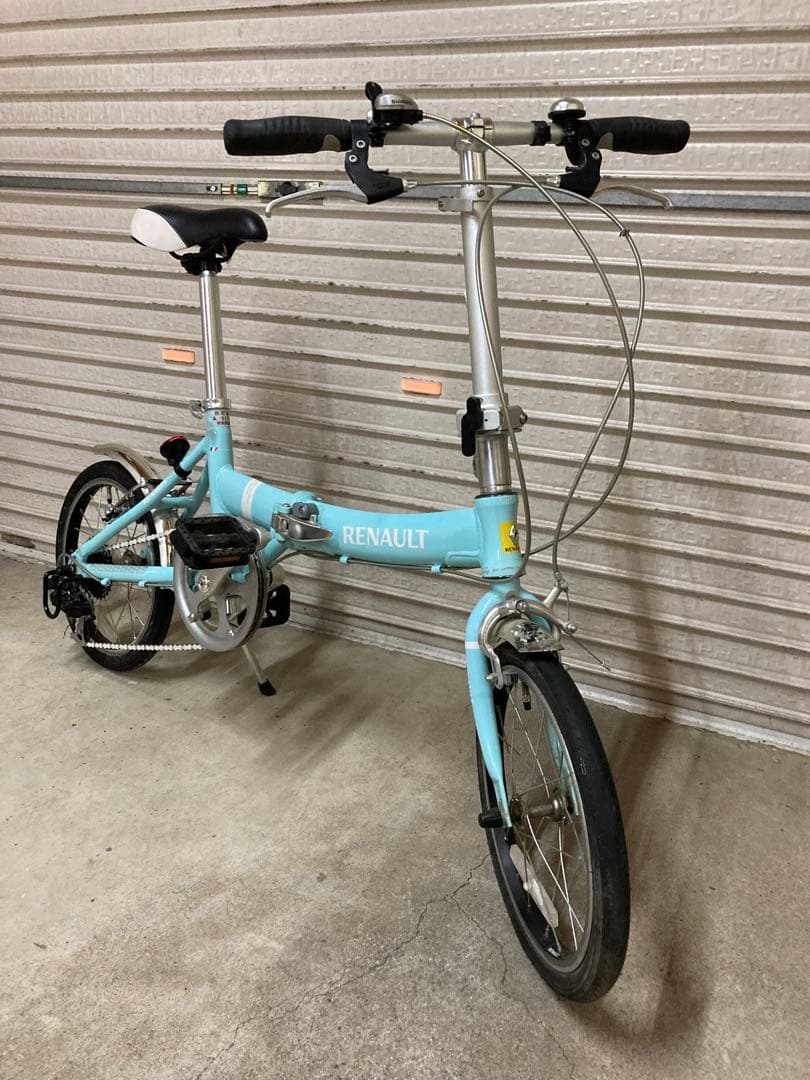 RENAULT 折りたたみ自転車 青