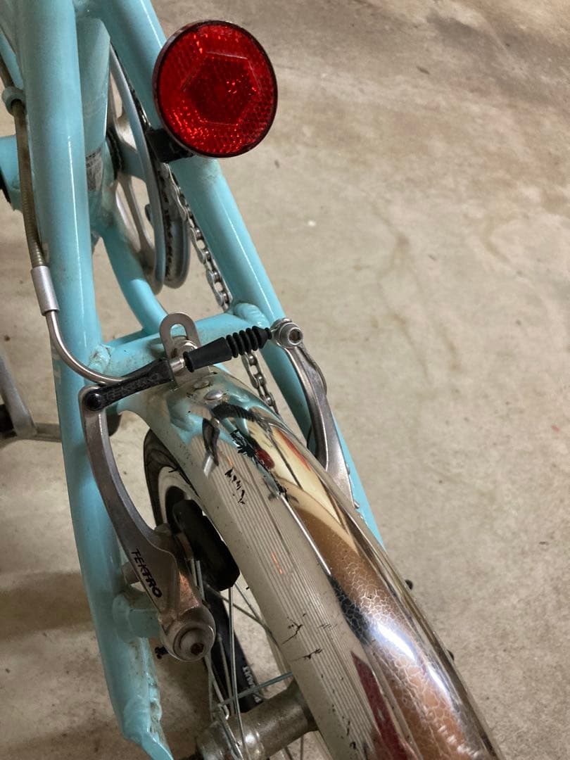 RENAULT 折りたたみ自転車 青