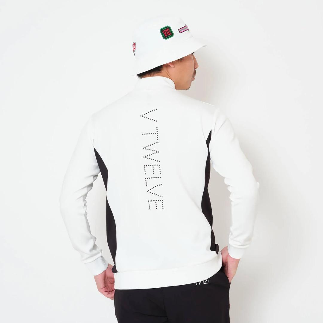 V12 DOT RIB L/S MOCK メンズ モックネック M