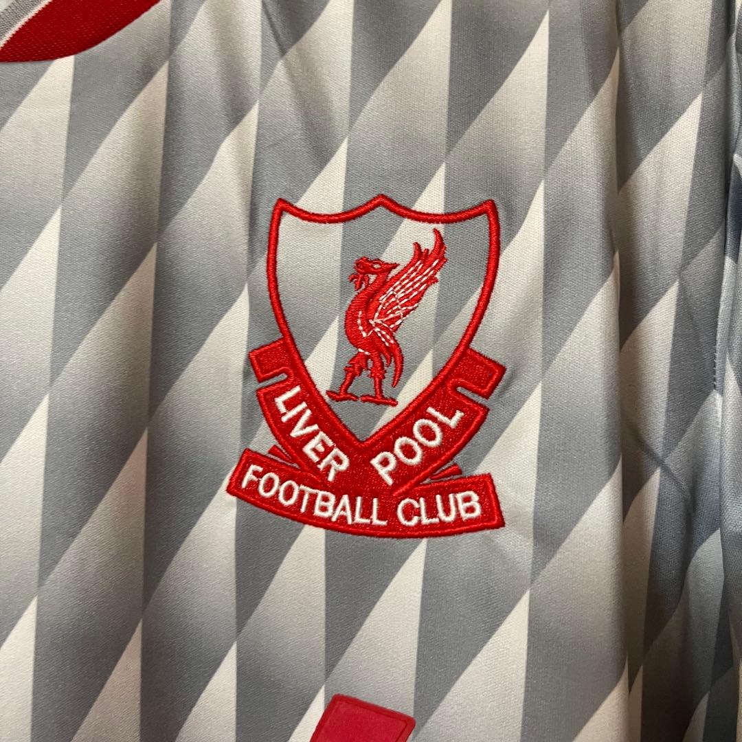 リバプール1989/91away復刻サッカーユニフォーム　イアンラッシュ