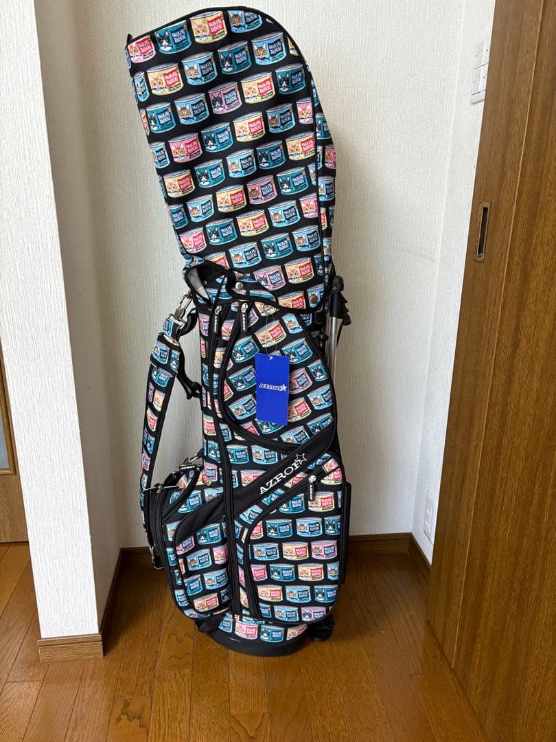 AZRO F スタンドゴルフバッグ カラフル缶デザイン