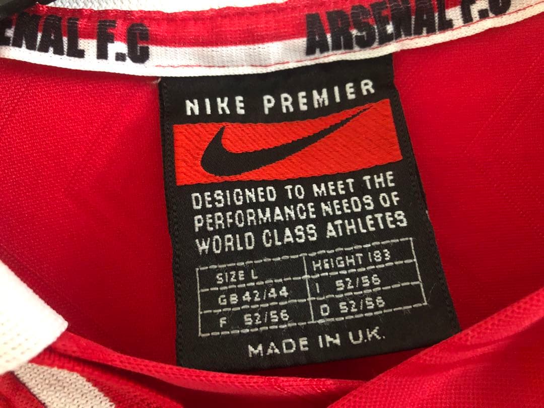 NIKE アーセナル 96-98 ホーム ユニフォーム ヴィンテージ