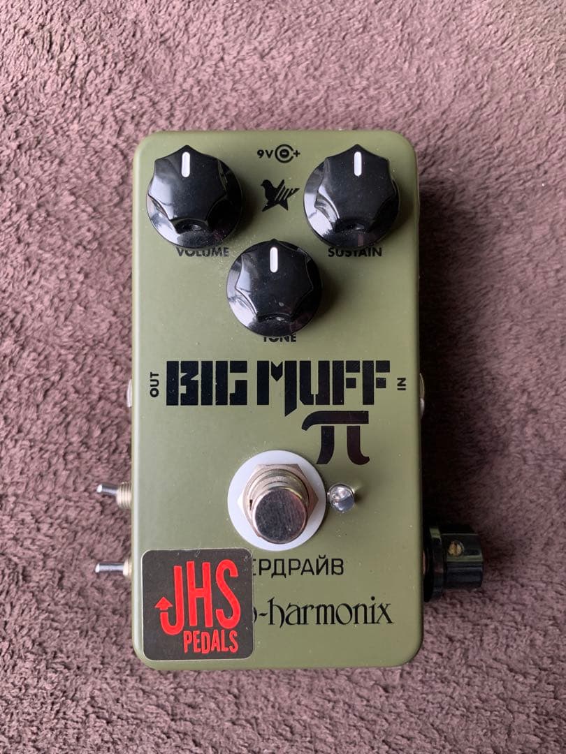 ギター EHX JHS Green Russian Bigmuff Moscow mod