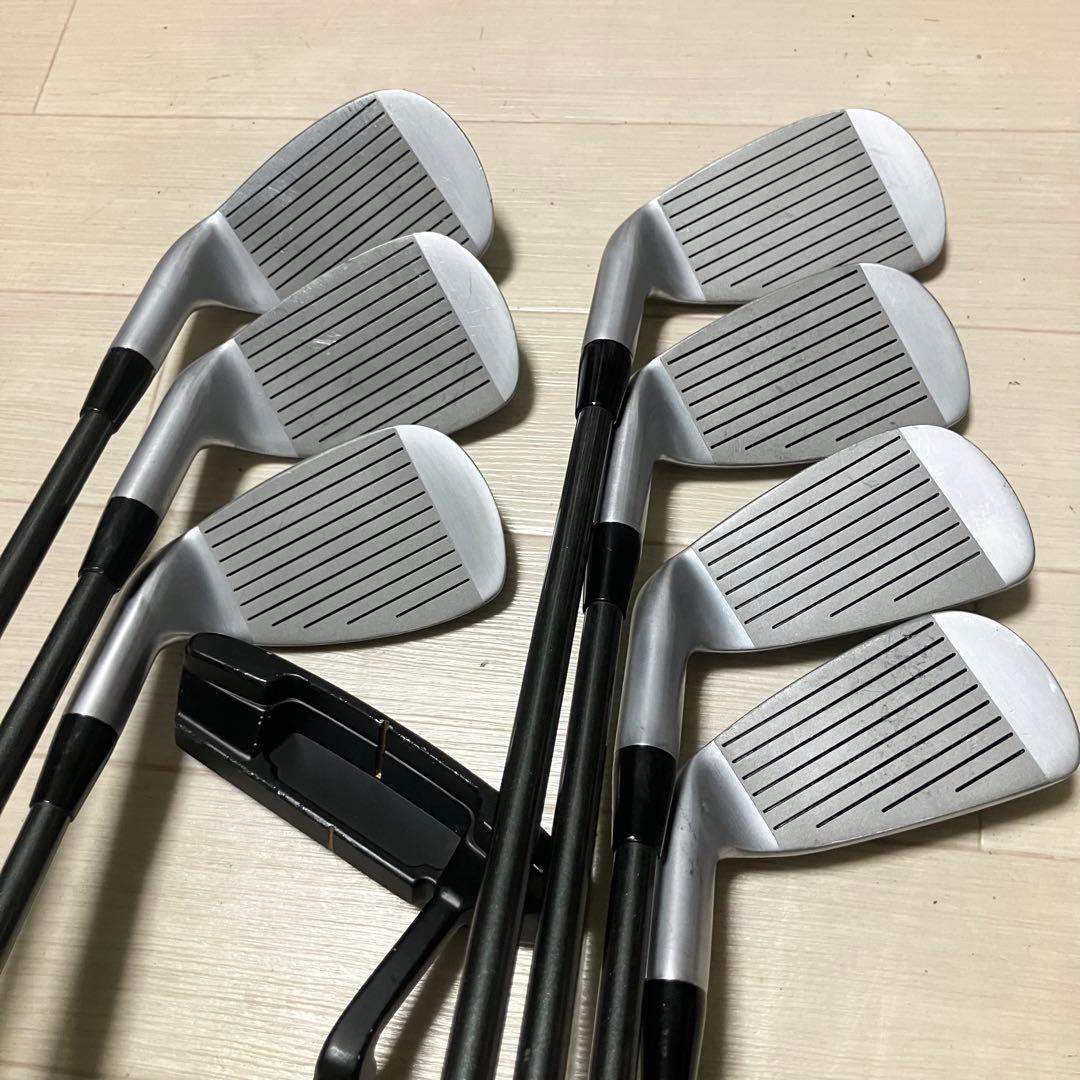 ドライバー2本/メンズゴルフセットMIZUNO/cobra他クラブ12本バック付