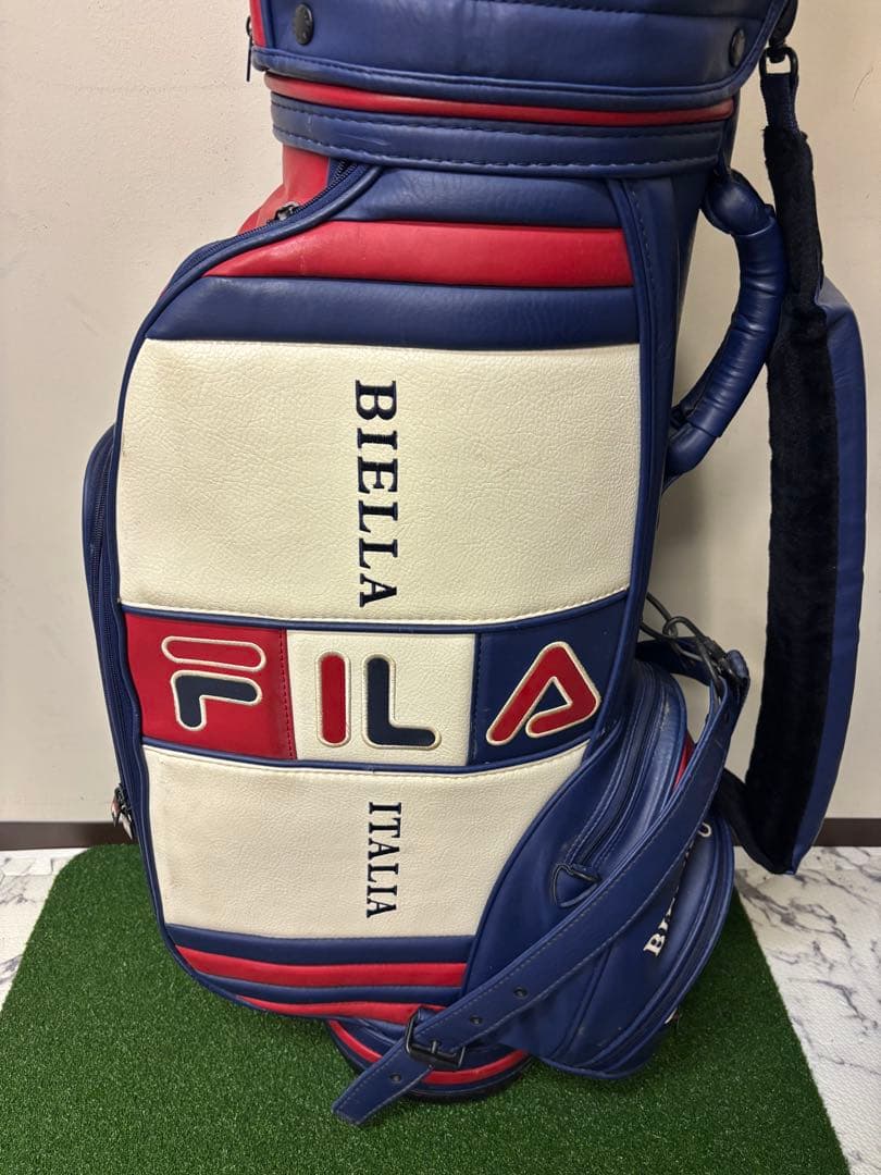 FILA GOLF（フィラゴルフ） キャディバッグ トリコロールカラー
