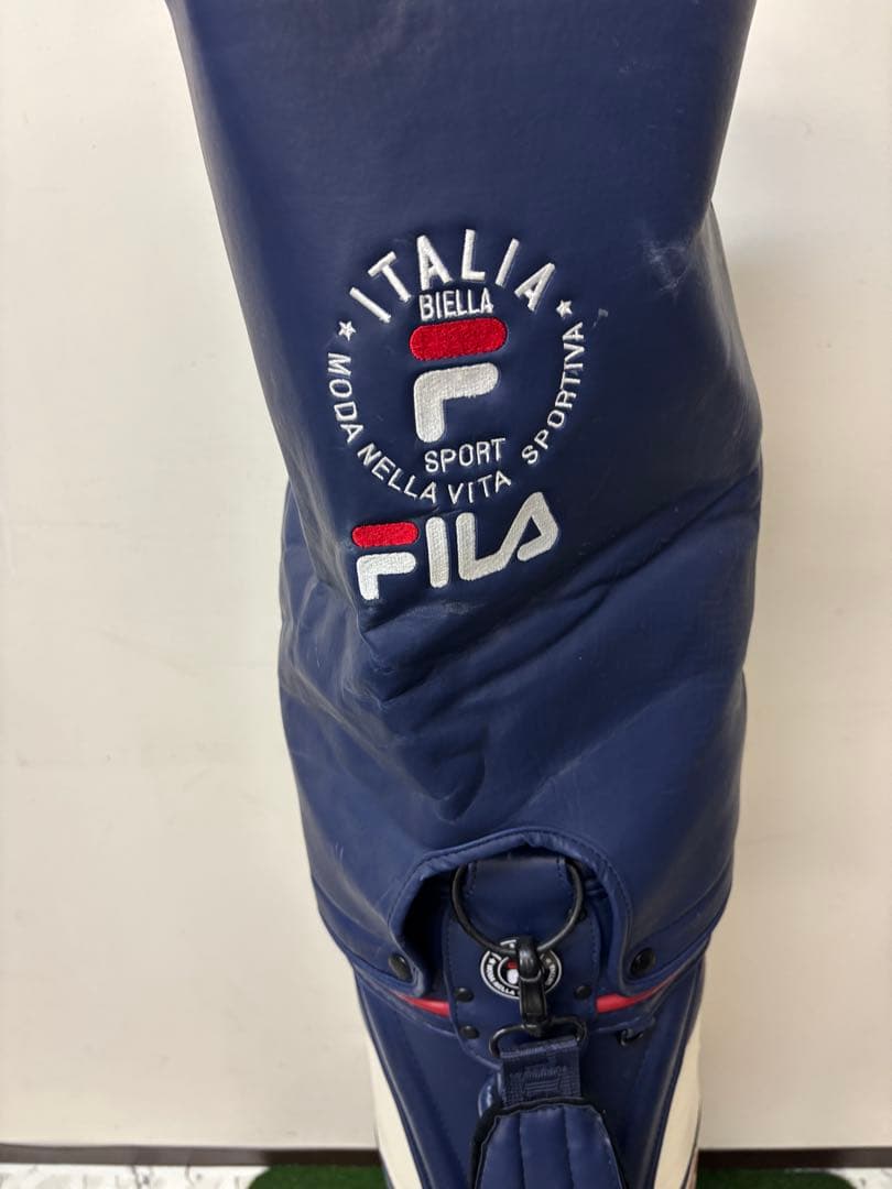 FILA GOLF（フィラゴルフ） キャディバッグ トリコロールカラー