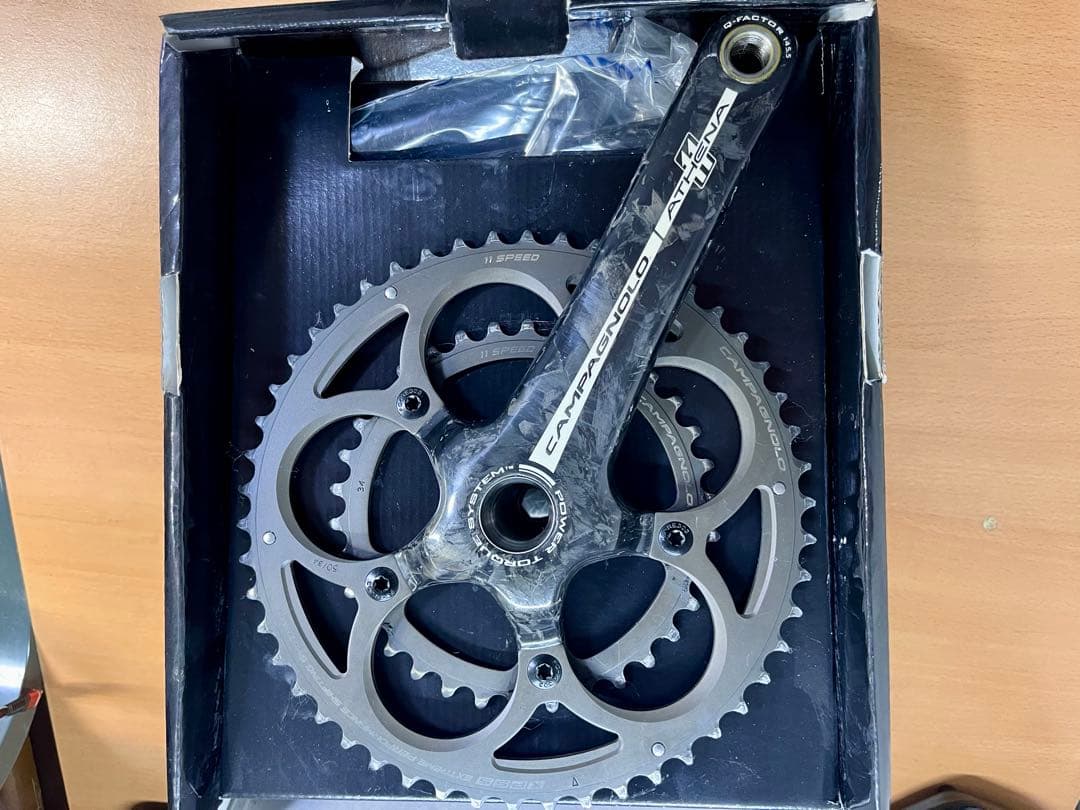 Campagnolo Athena カーボンクランクセット 50/34T