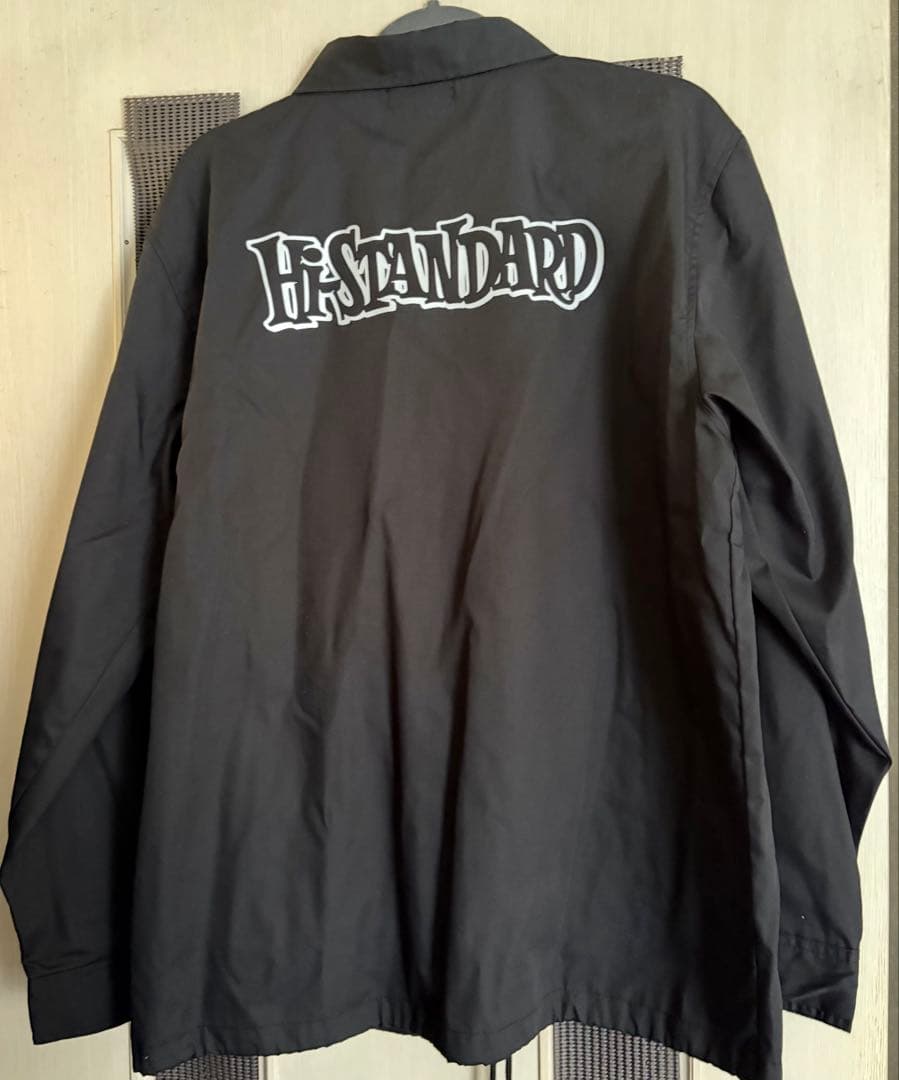 Hi-STANDARD ロゴ コーチジャケット ブラック L