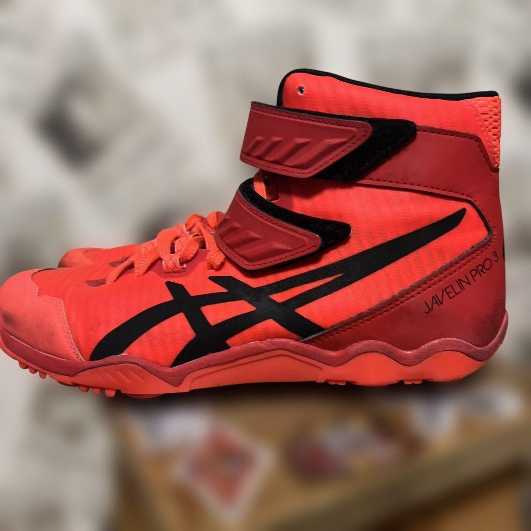 asics JAVALIN PRO 3 レッド スパイクシューズ