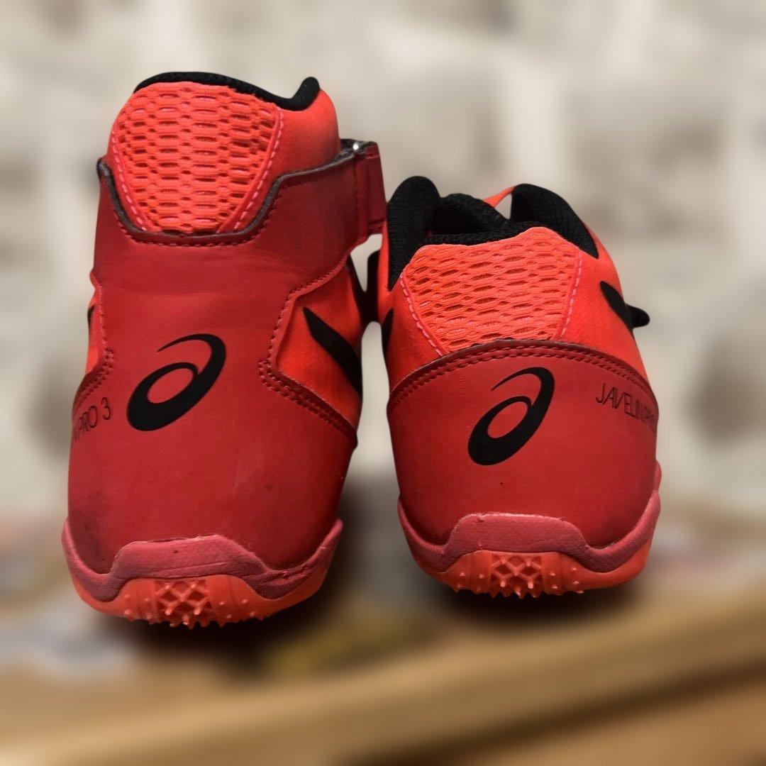 asics JAVALIN PRO 3 レッド スパイクシューズ