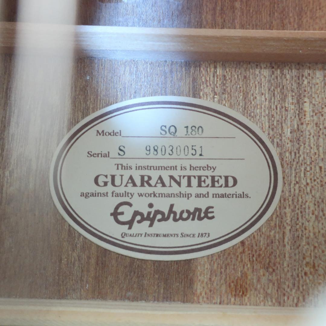 Epiphone SQ180 ドン エヴァリーモデル ギター ハードケース付