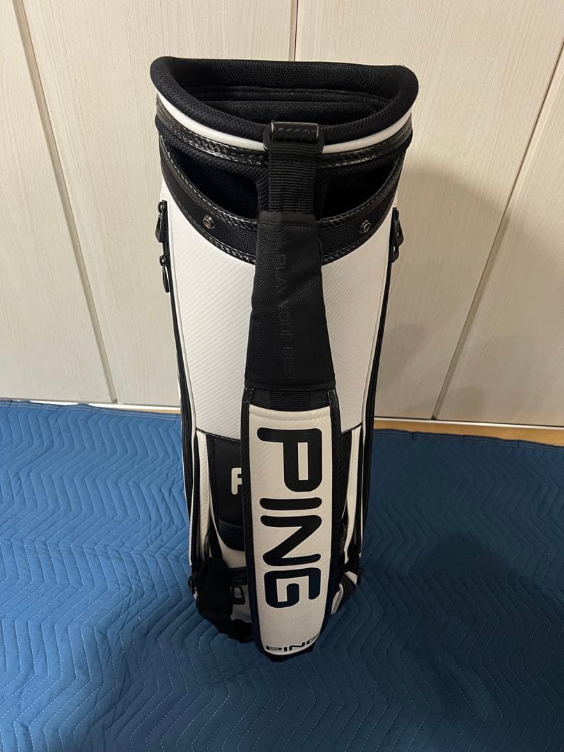 PING ゴルフバッグ・キャディバッグ ホワイト・ブラック